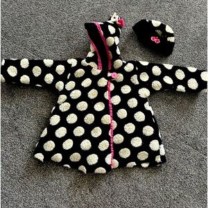 Boutique Corky and Company Coat and Hat Used 6x